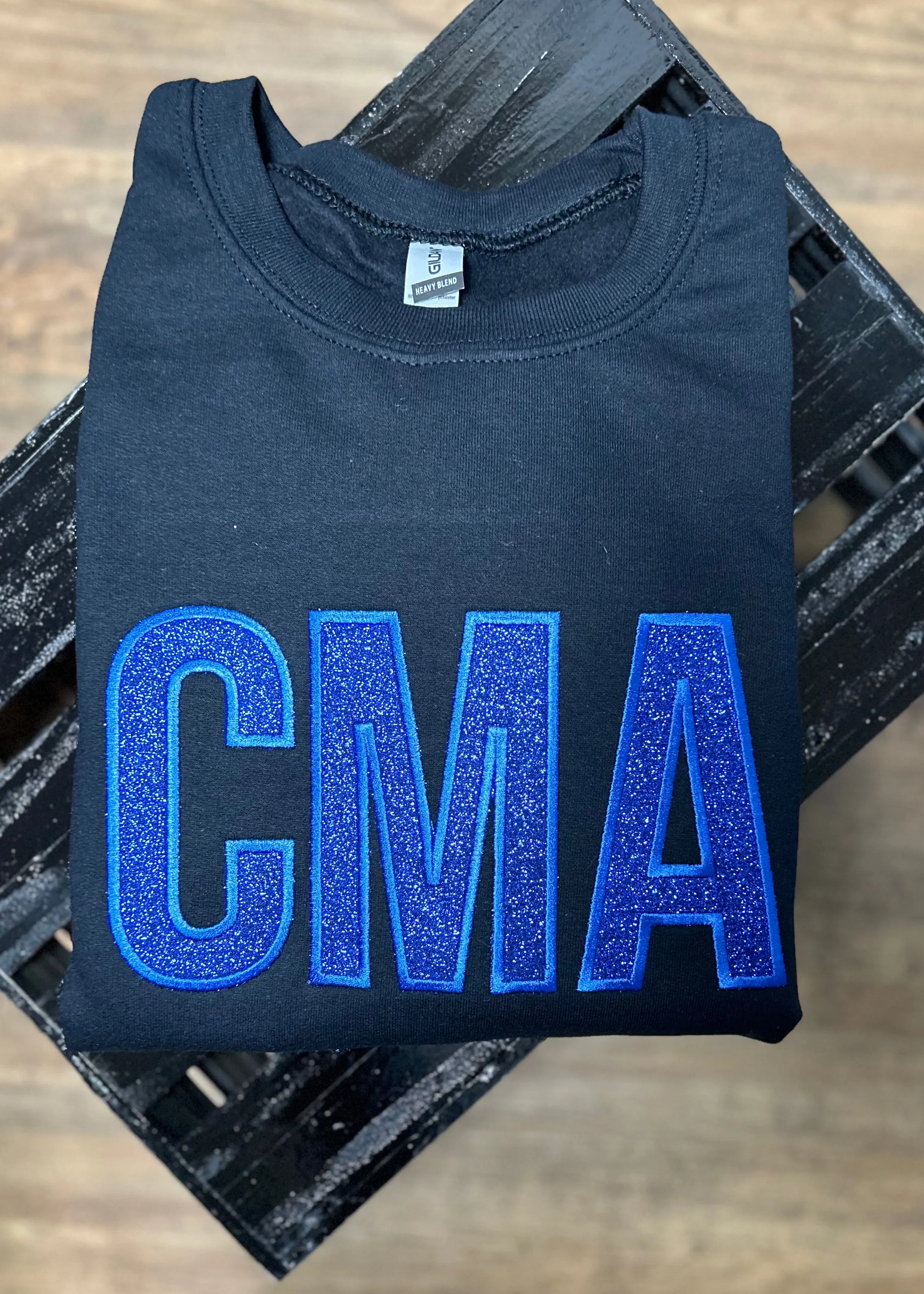 Glitter Applique Sweatshirts