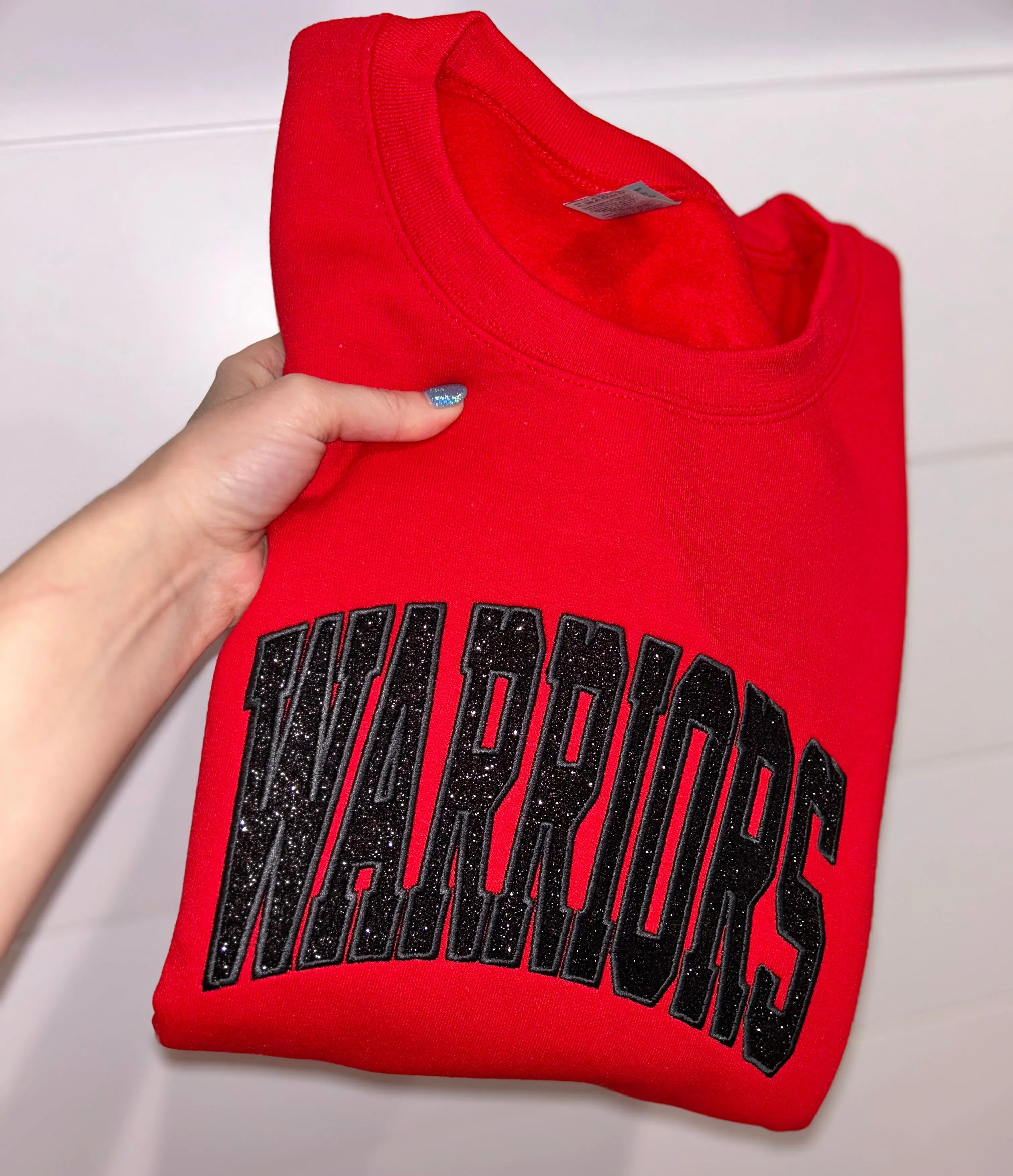 Glitter Applique Sweatshirts