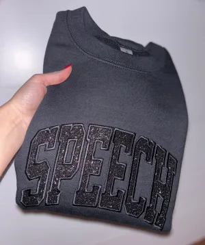 Glitter Applique Sweatshirts