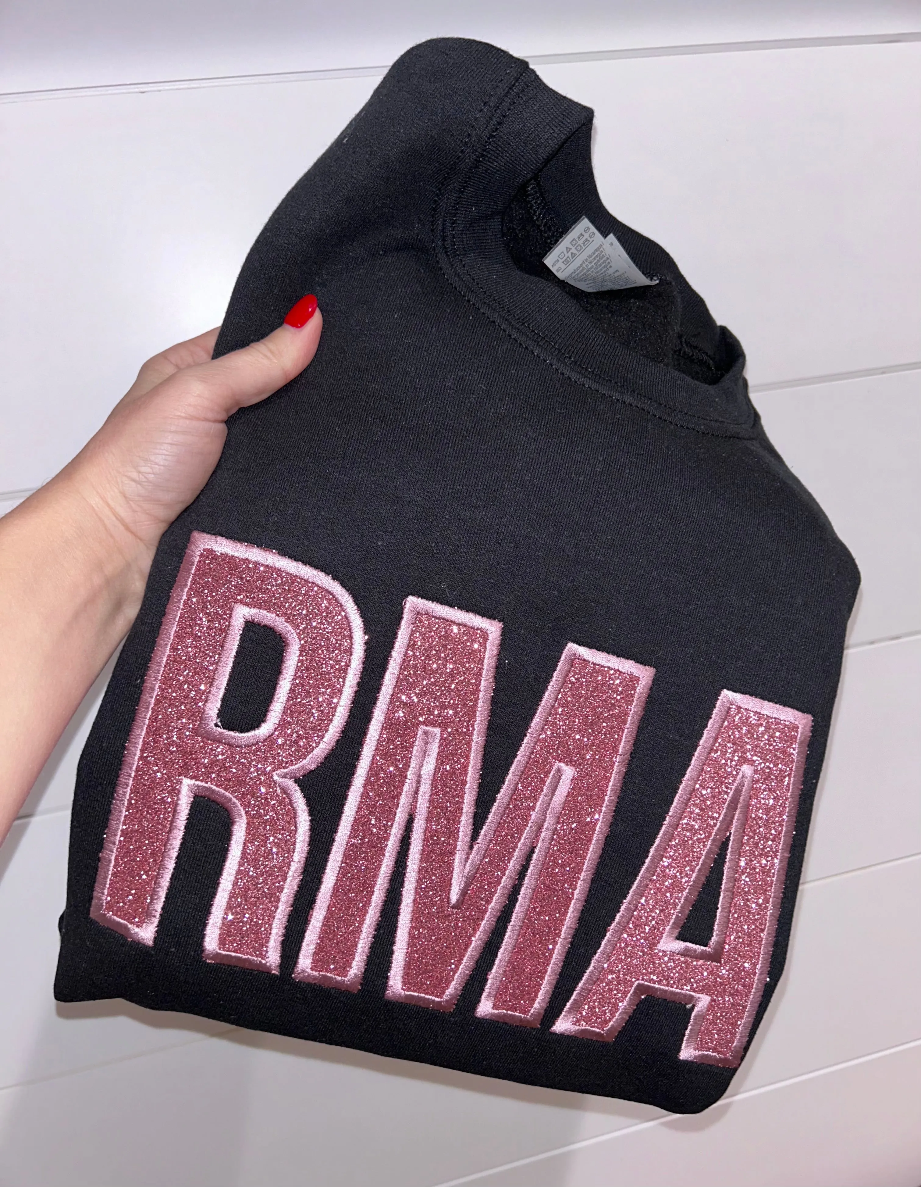 Glitter Applique Sweatshirts