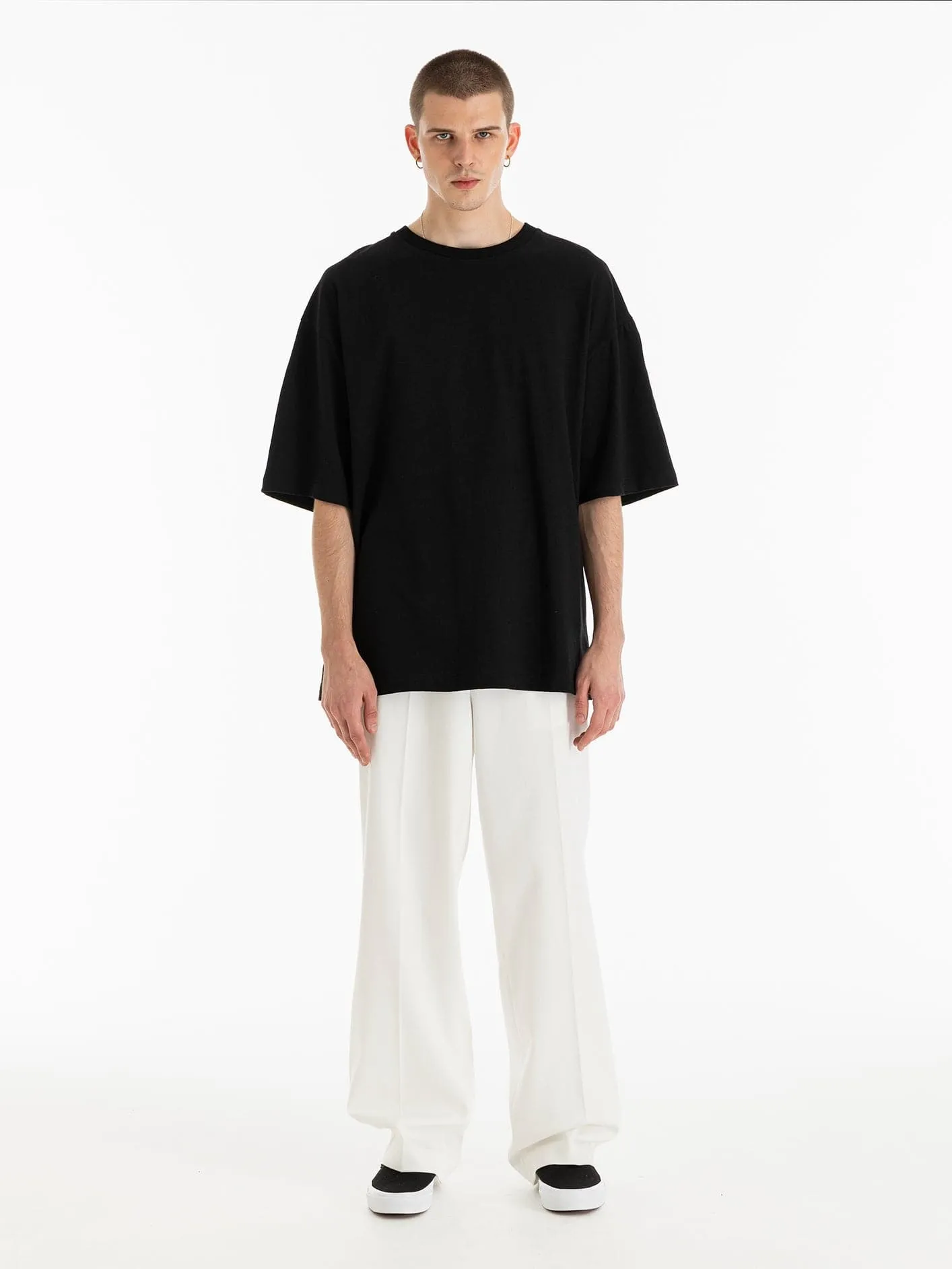 Gojo Sırt Baskılı Oversize T-Shirt - Siyah