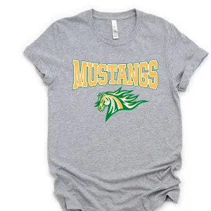 Green and Gold Mustang