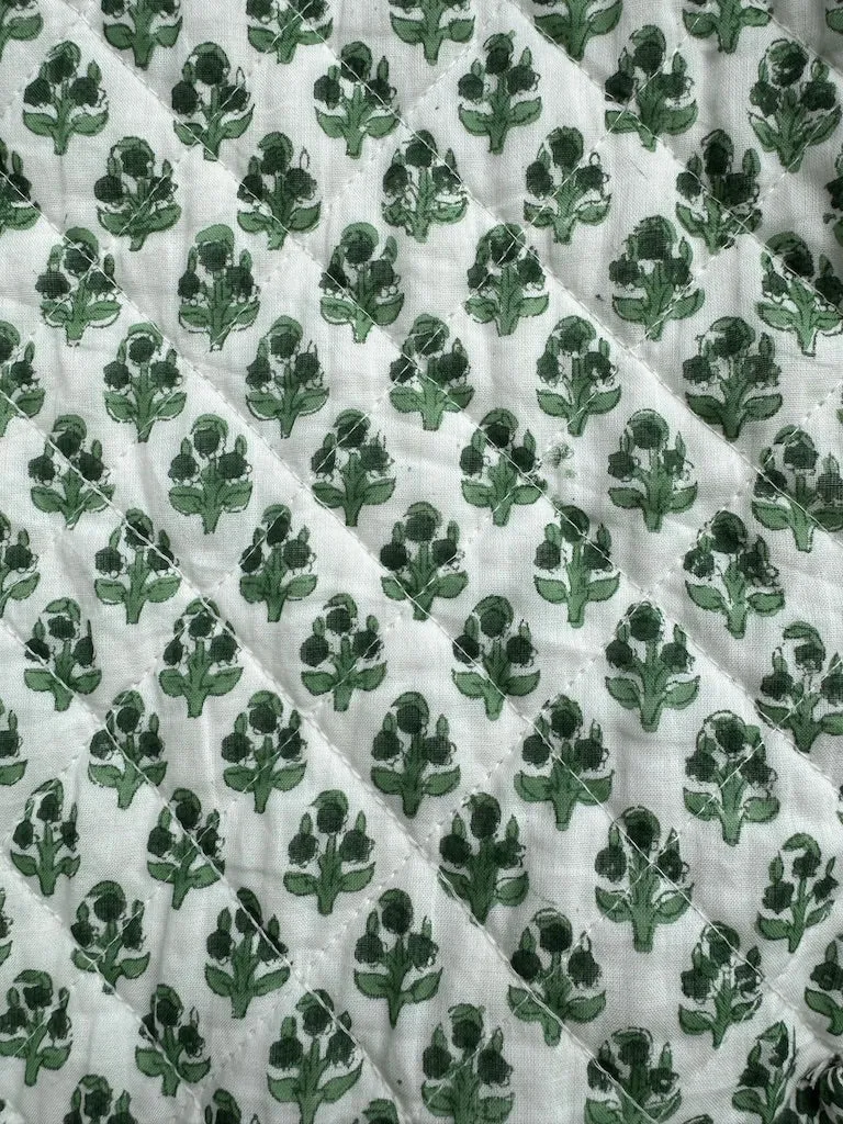 GREEN TRELLIS REVERSIBLE JACKET