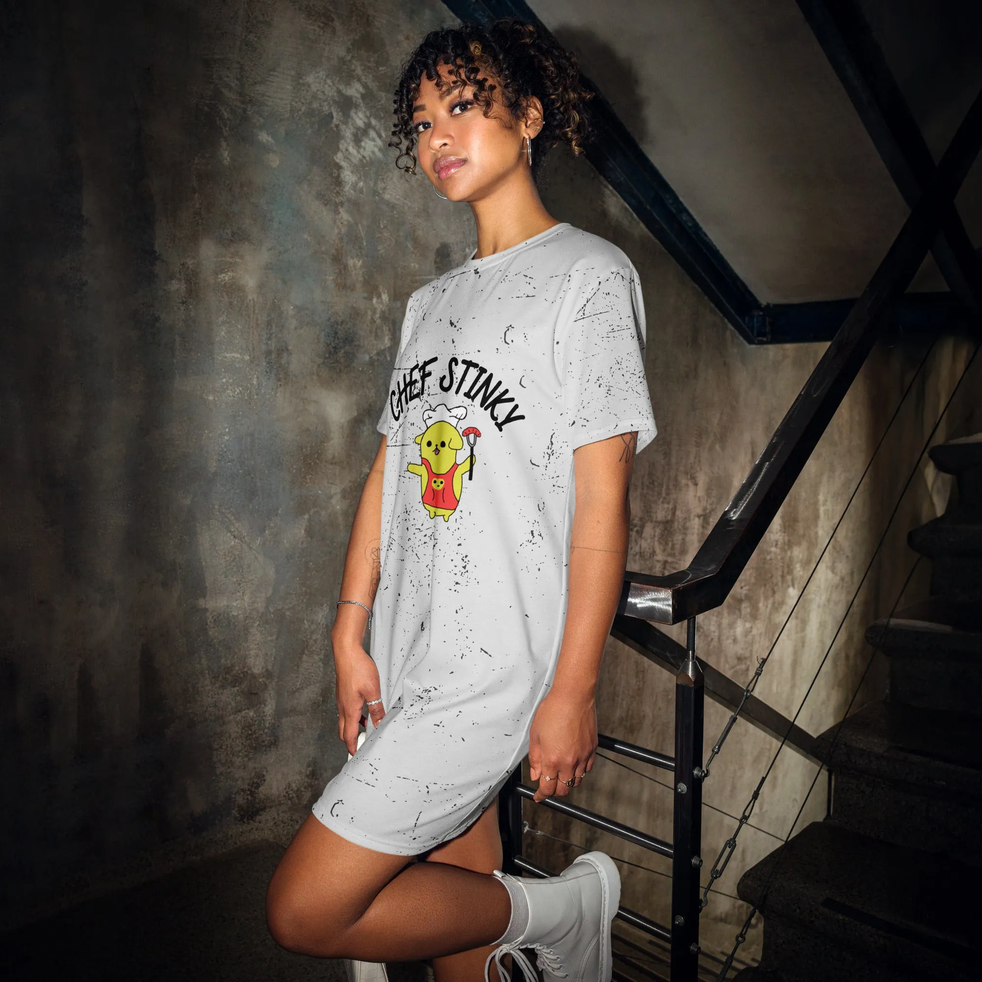Grill Master Chef Stinky T-shirt dress