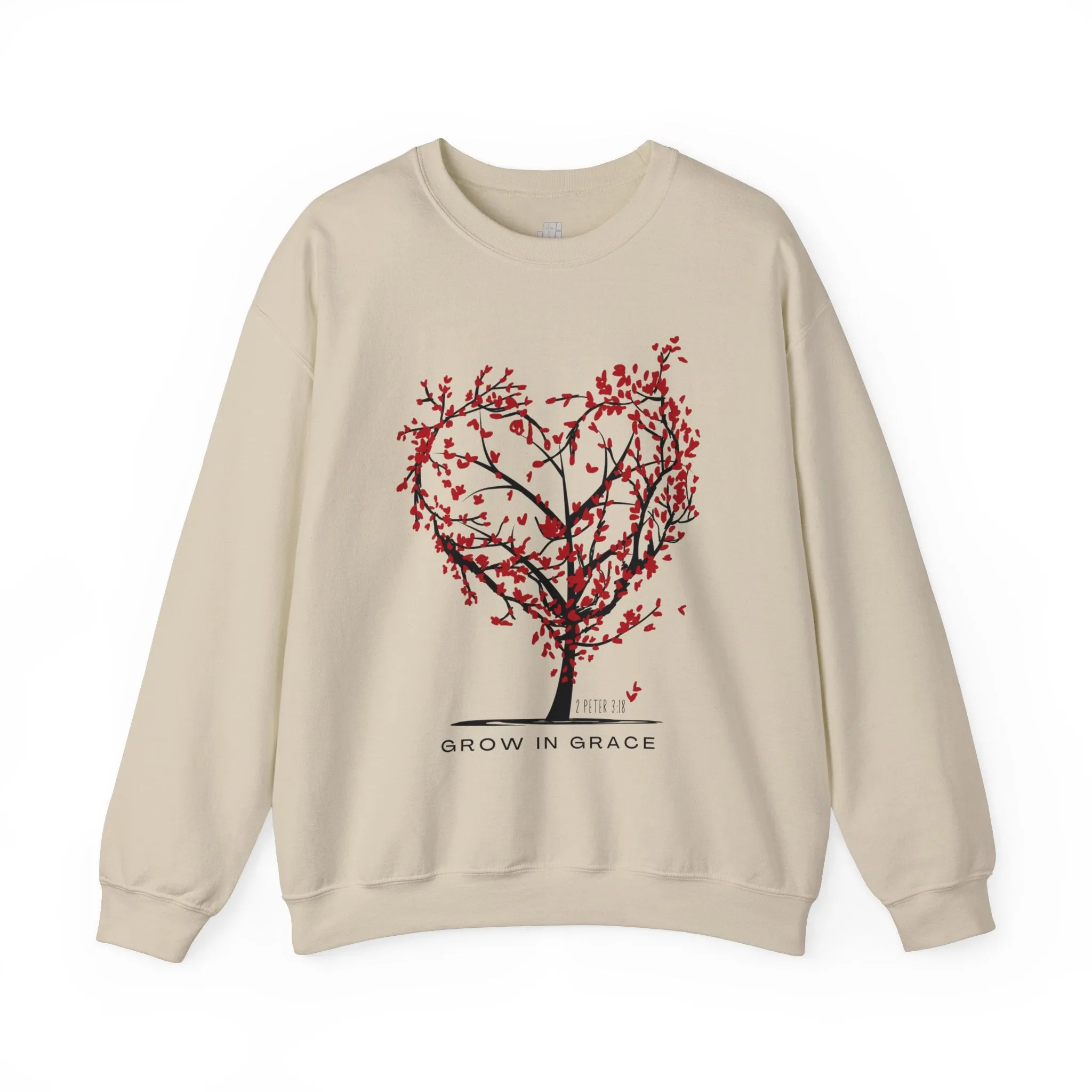 Grow in Grace Bible Verse Sweatshirt