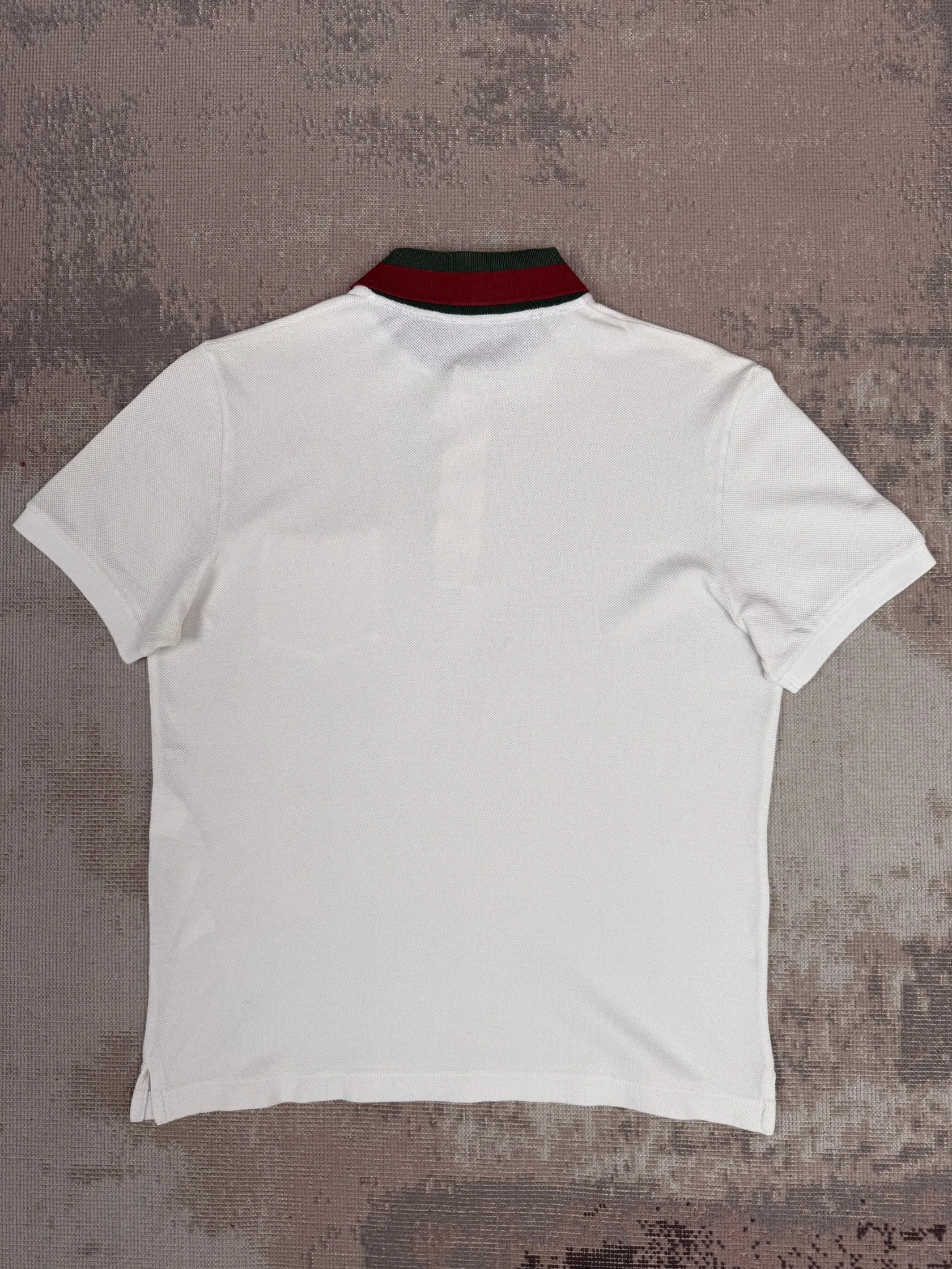 Gucci Web-Stripe Polo - White