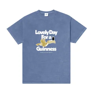 Guinness x UN:IK 'Lovely Day' Vintage Washed Tee - Blue