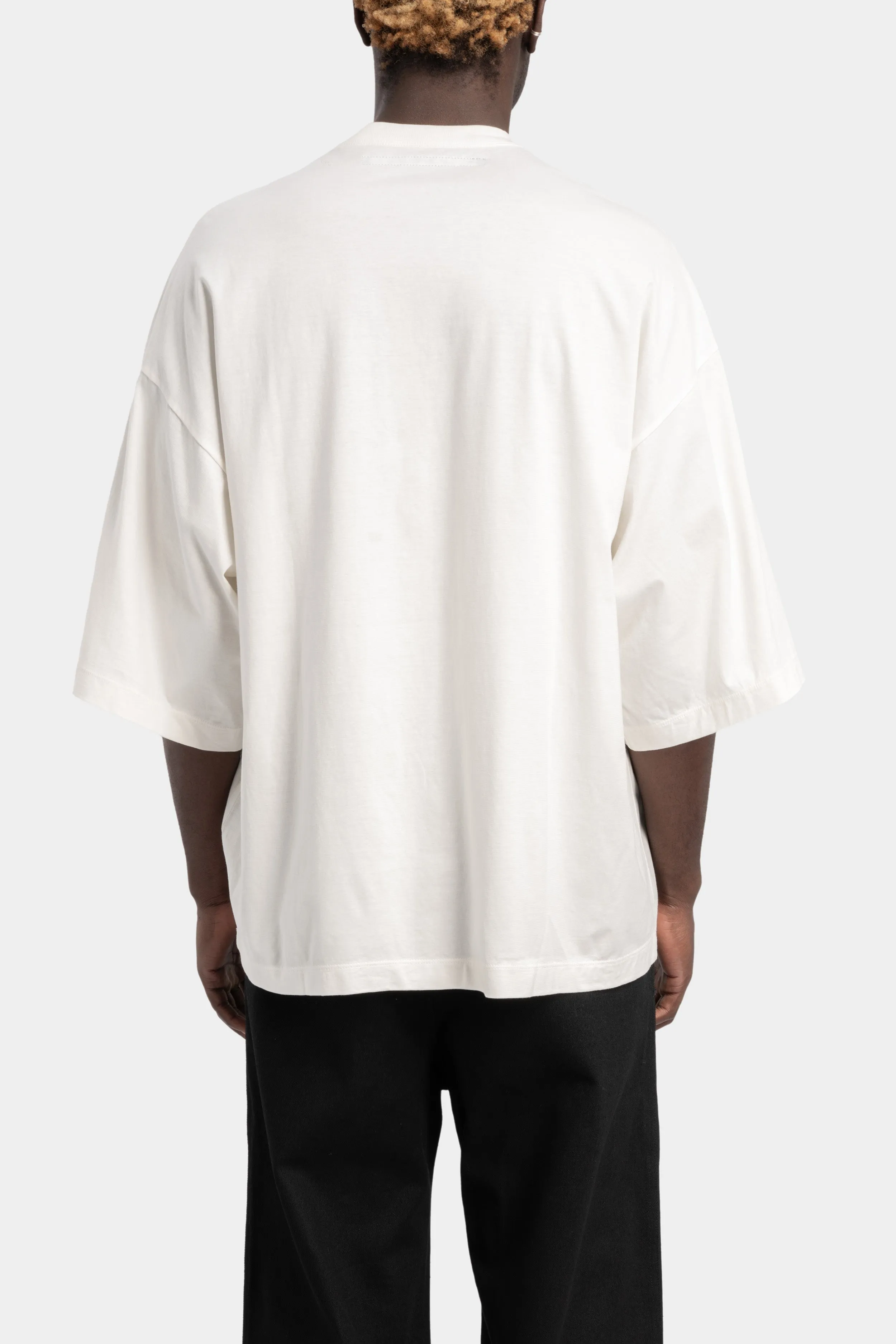 Half sleeve oversized T-Shirt, Off White