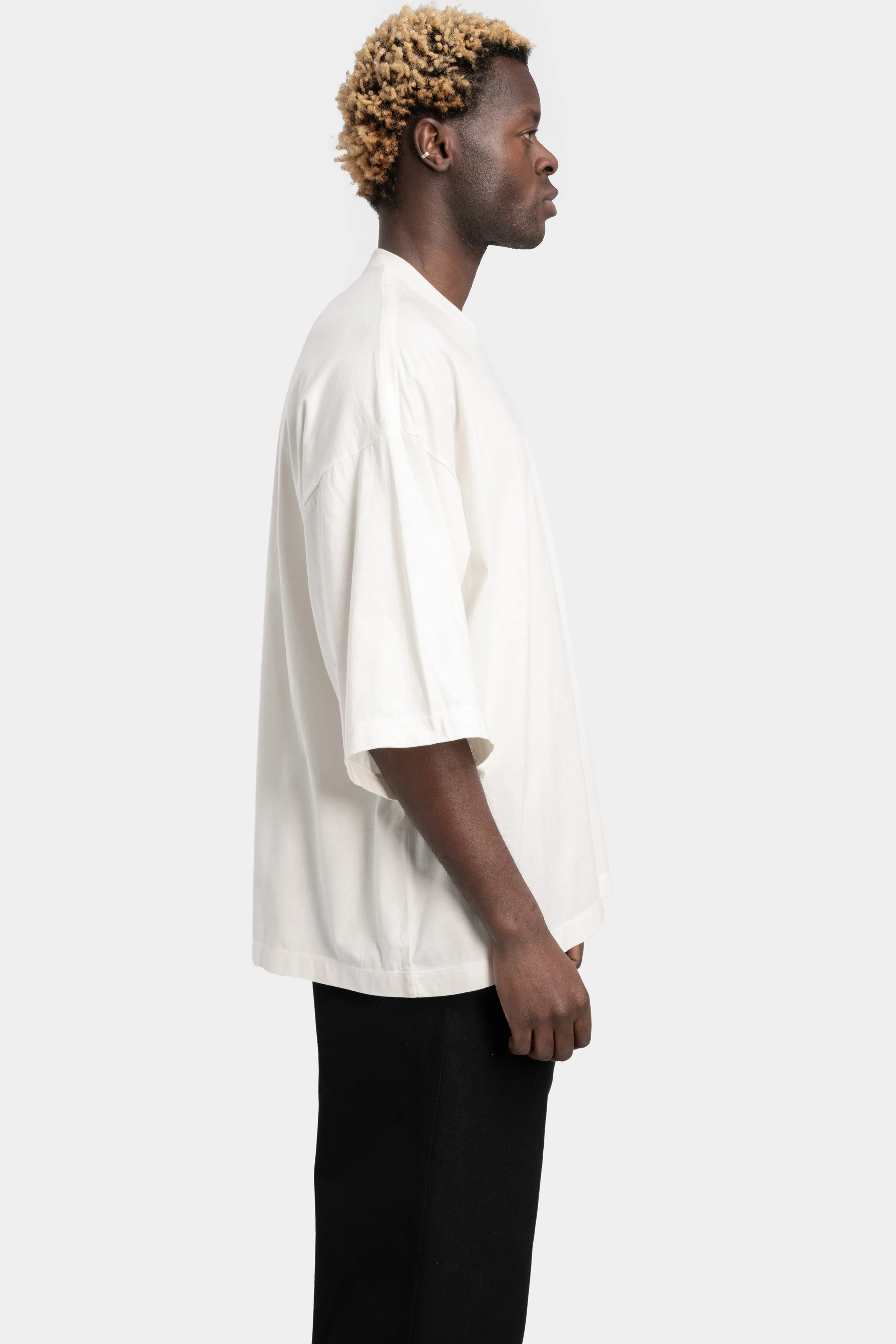 Half sleeve oversized T-Shirt, Off White