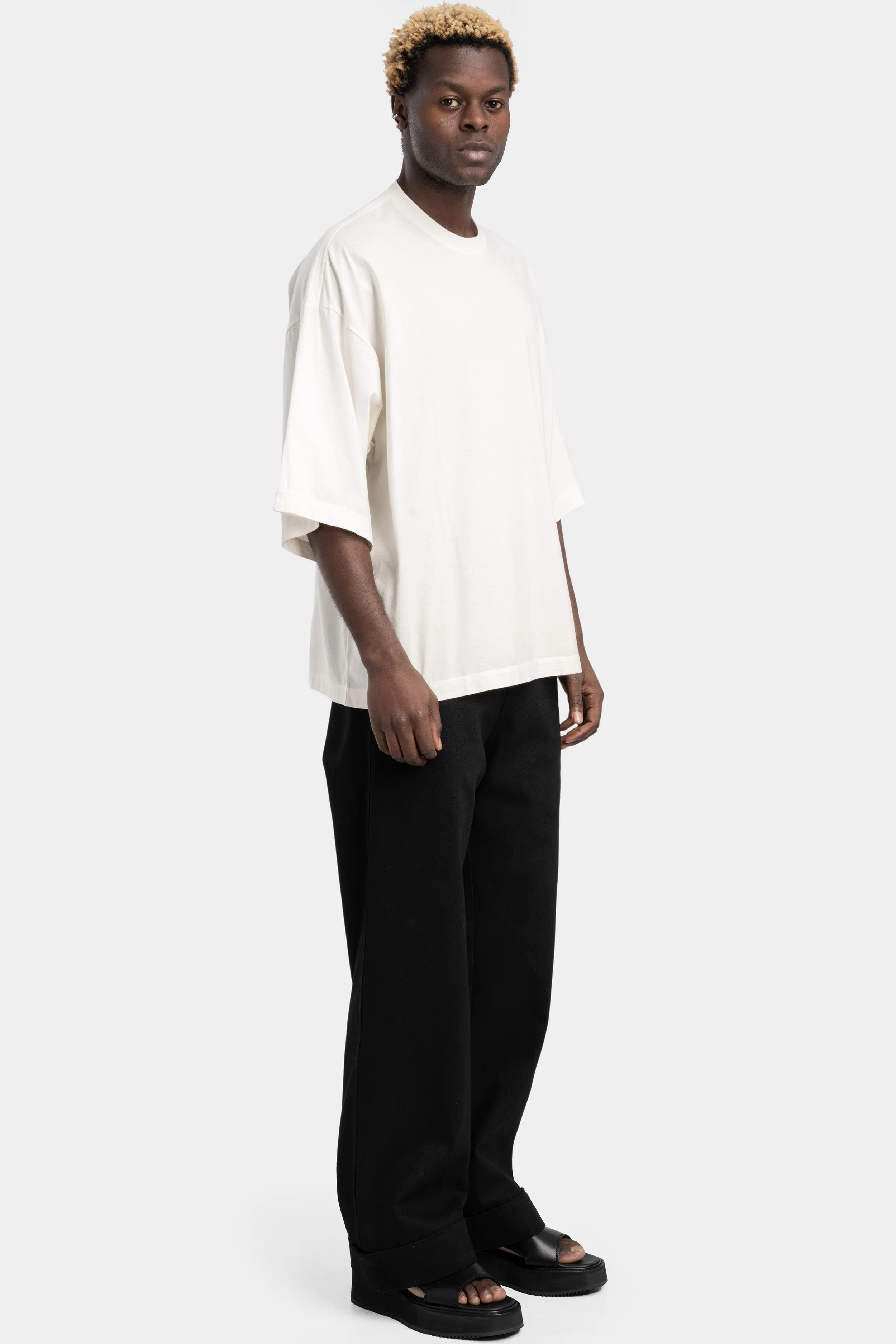 Half sleeve oversized T-Shirt, Off White