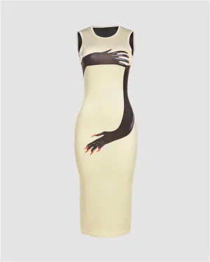 Hands Hands Maxi Tank Dress