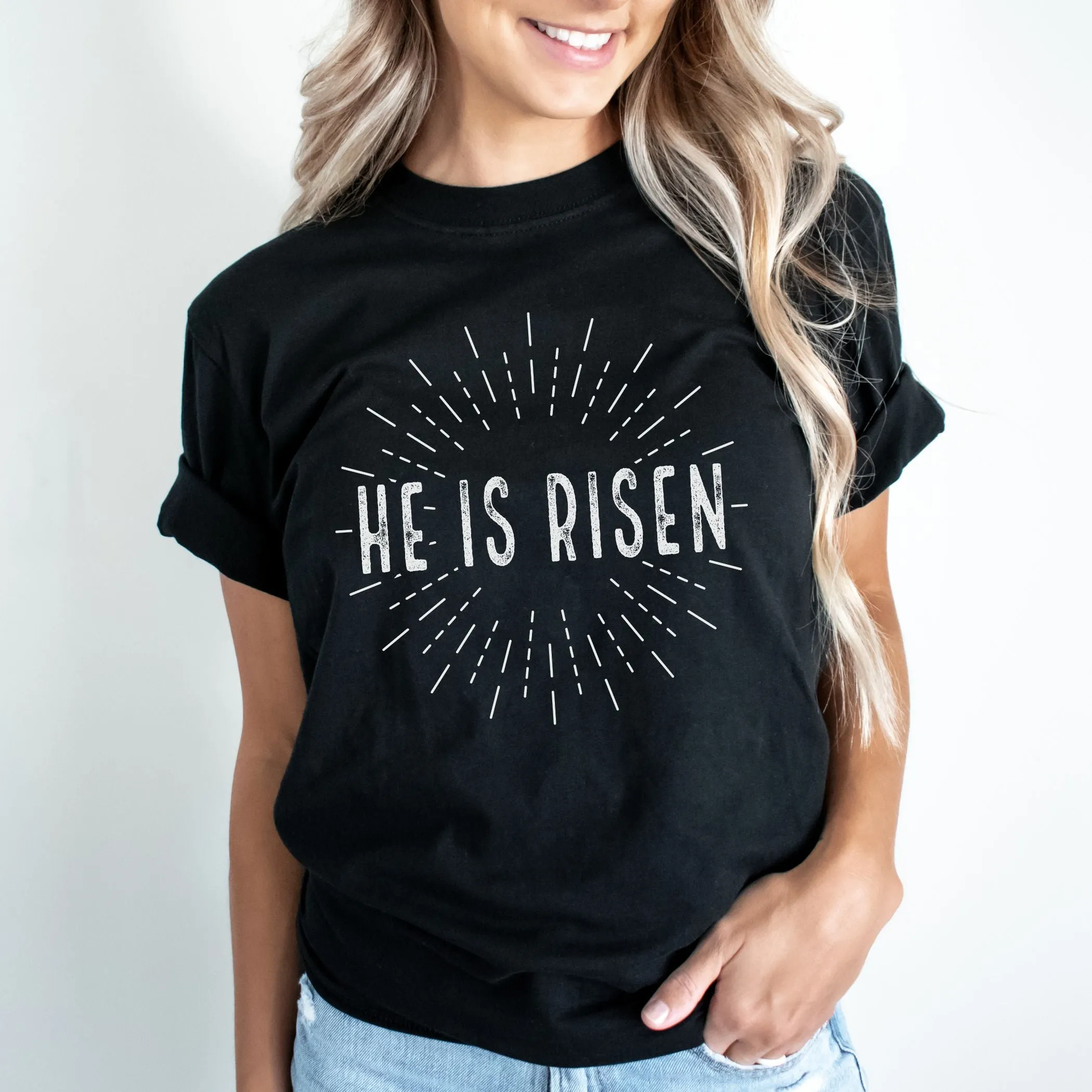 He is Risen - Crewneck T-Shirt