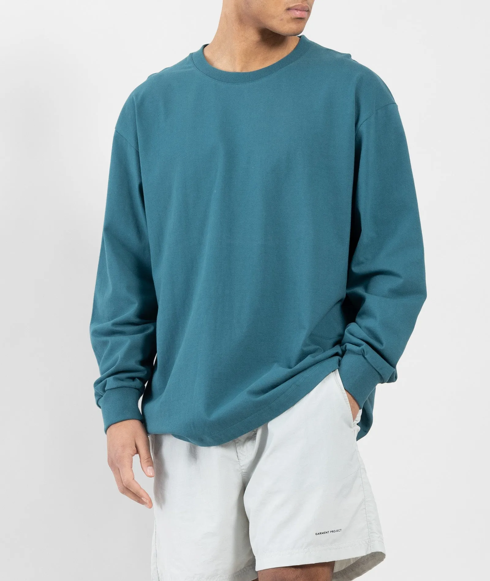 Heavy L/S Tee - Petrol