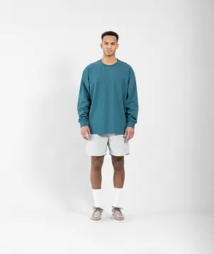Heavy L/S Tee - Petrol