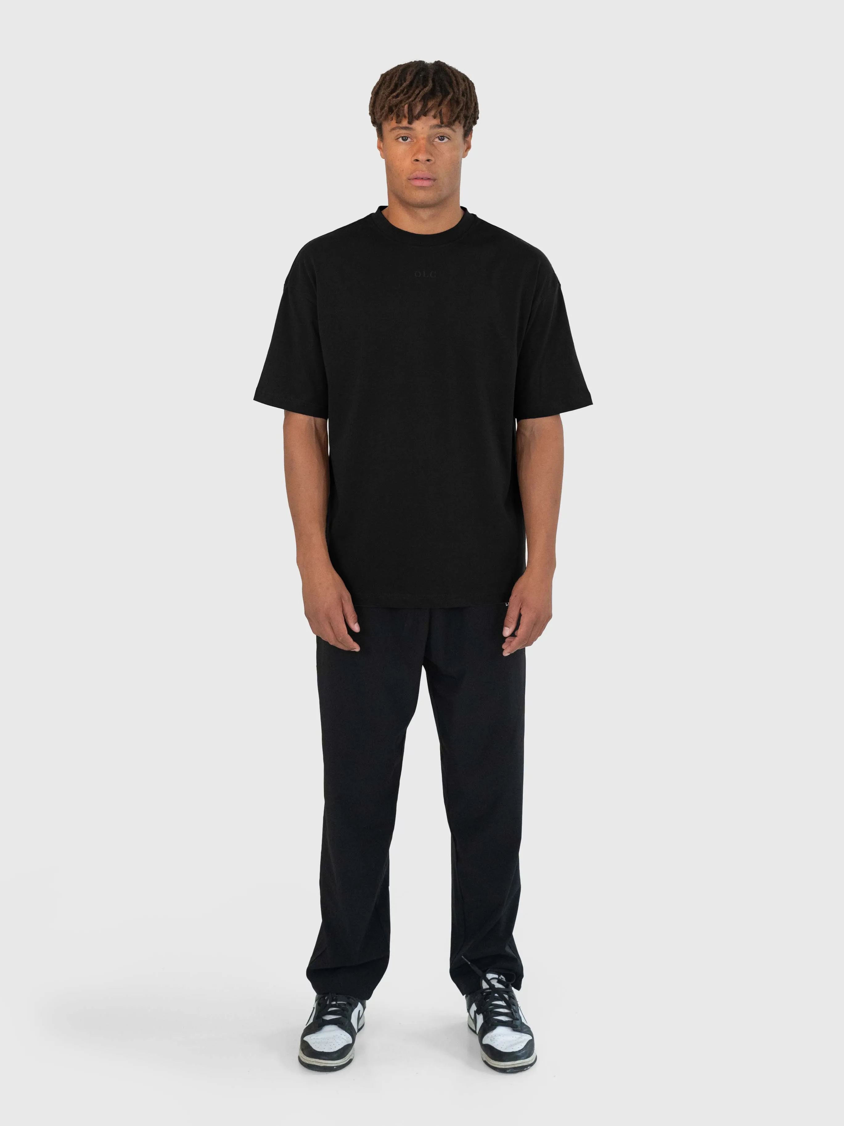 Heavyweight Confidence Box Tee - Black/White