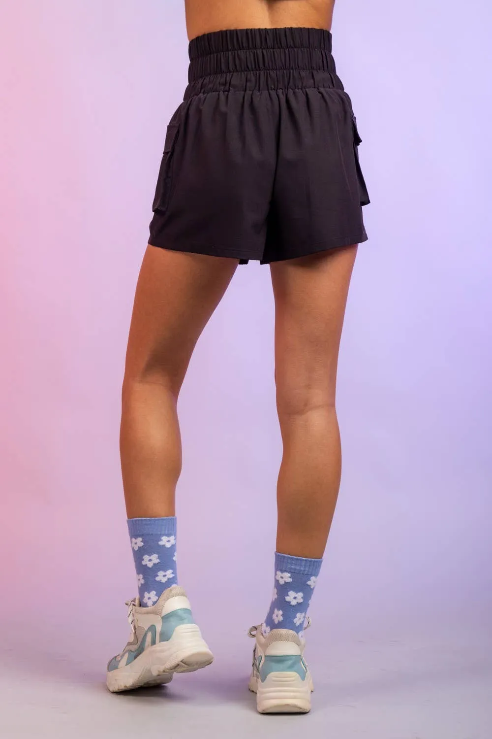 Hi-Waisted Active Shorts