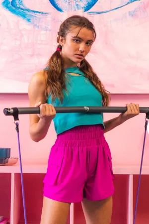 Hi-Waisted Active Shorts