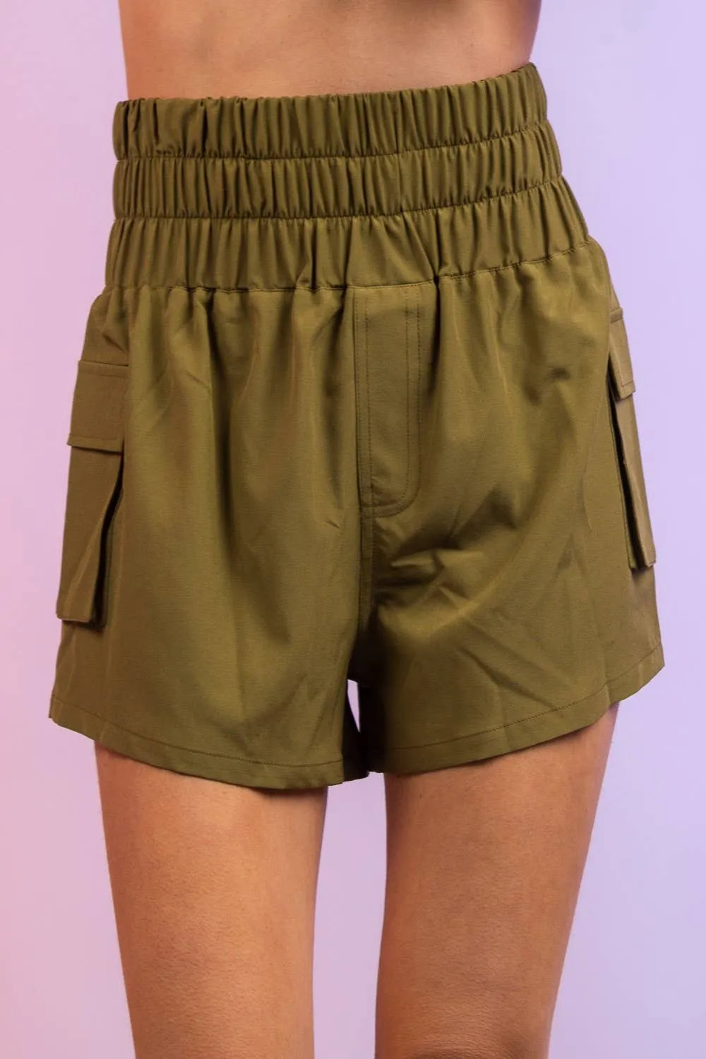 Hi-Waisted Active Shorts