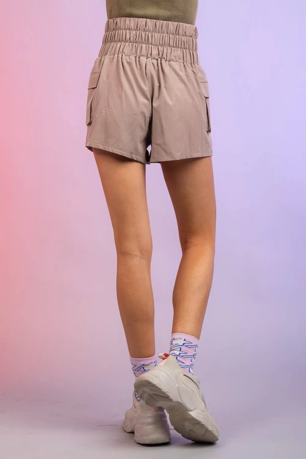 Hi-Waisted Active Shorts