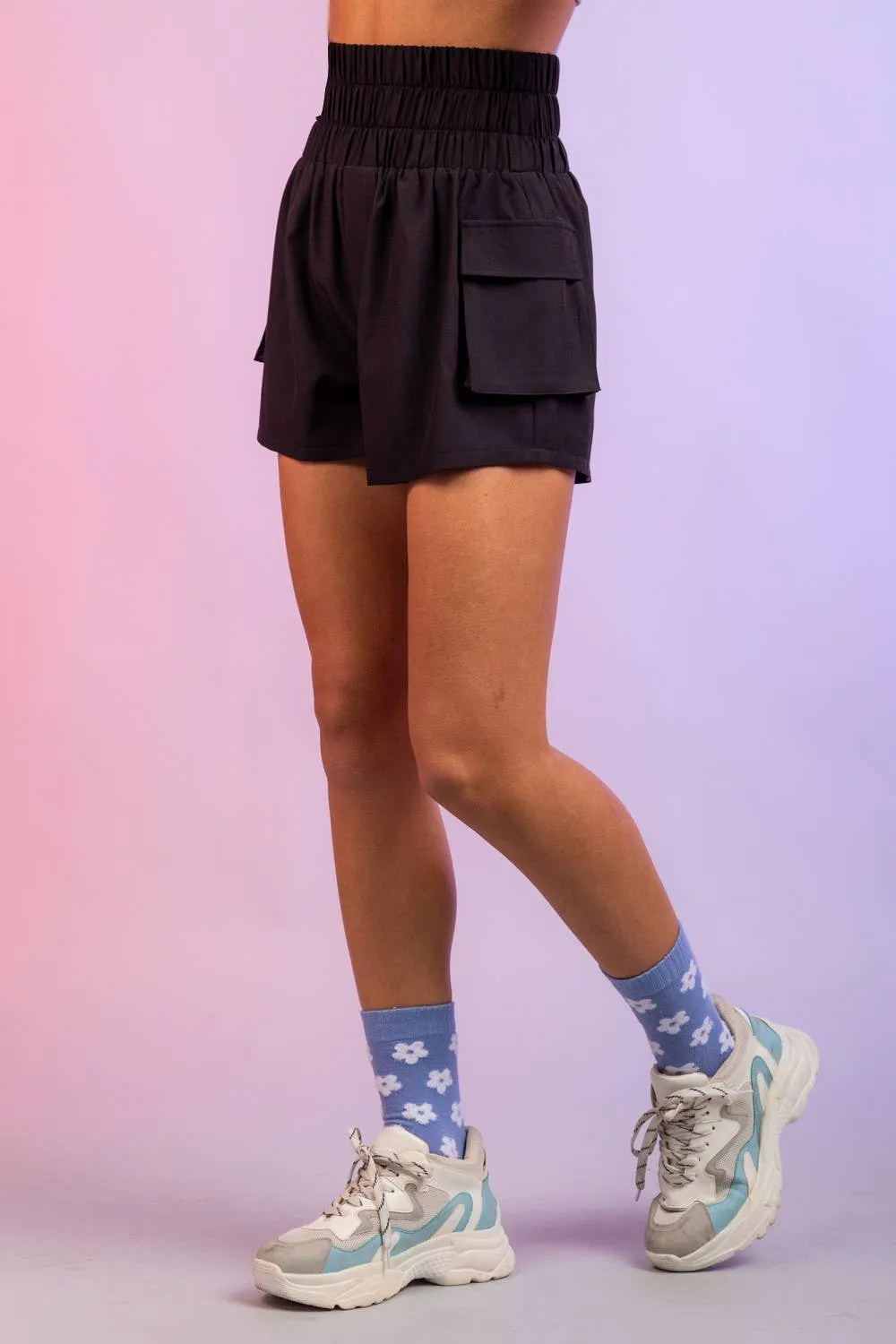 Hi-Waisted Active Shorts