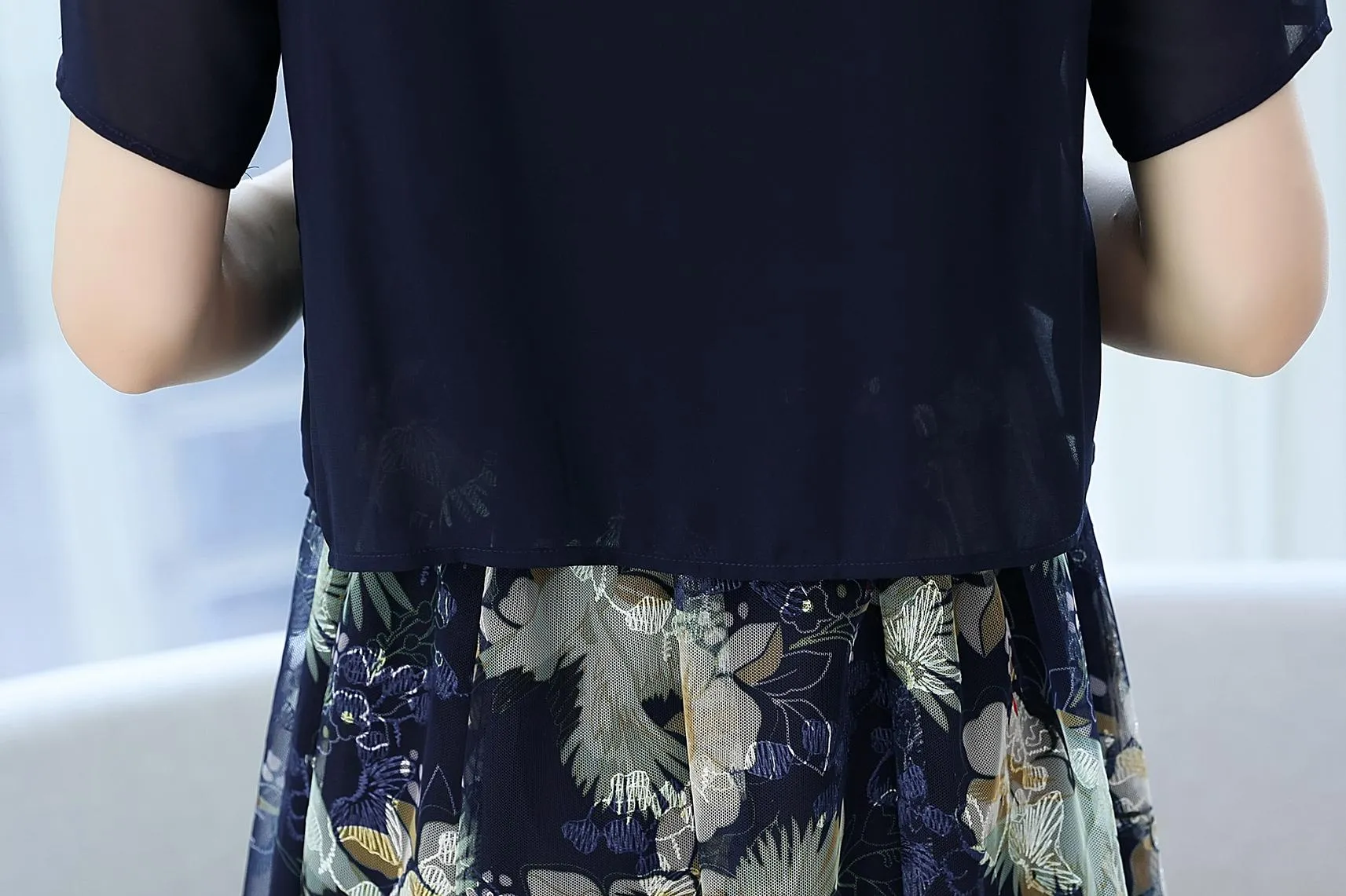 High-Quality Sheer Mesh Dress for Effortless Style