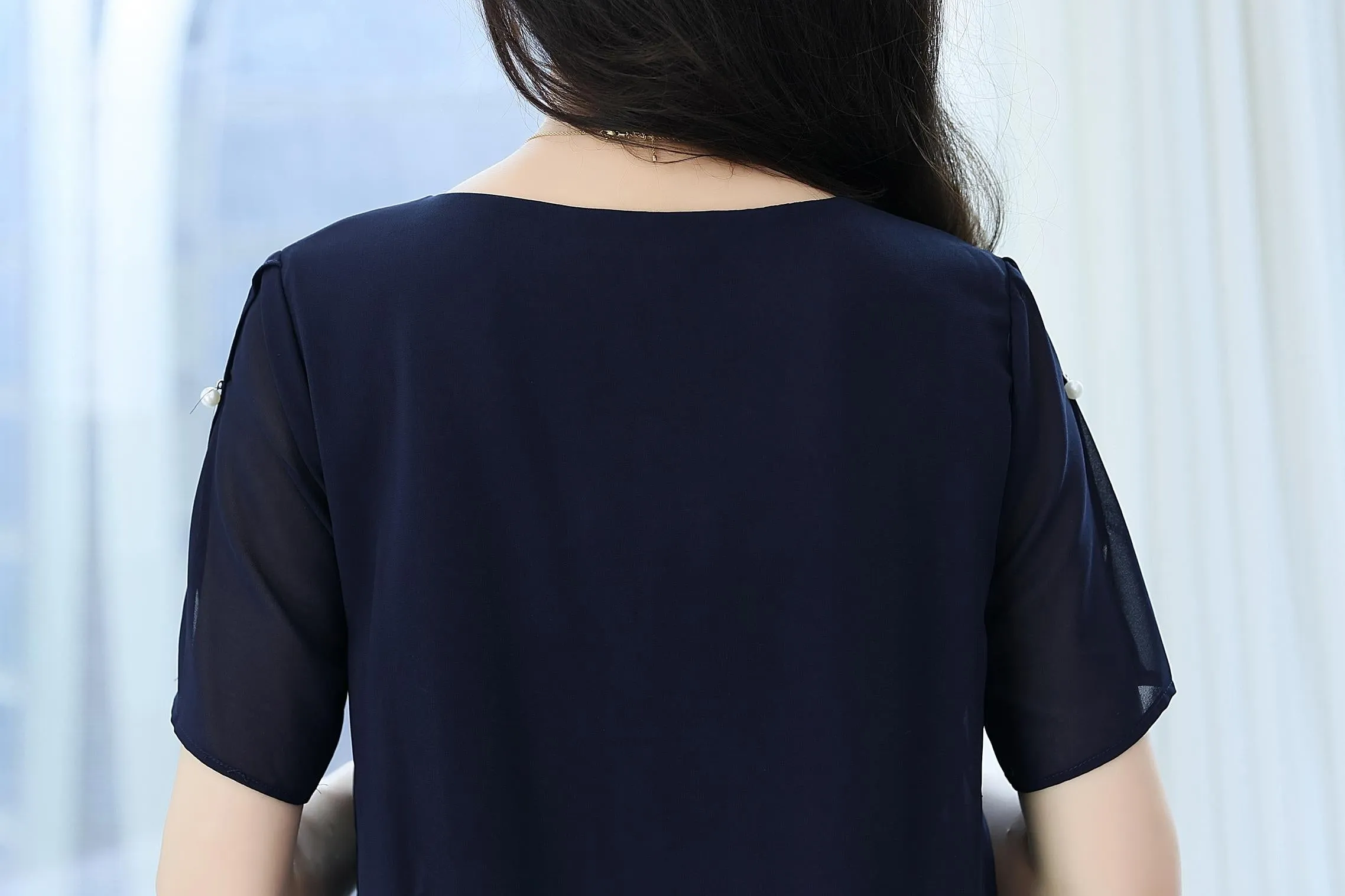High-Quality Sheer Mesh Dress for Effortless Style