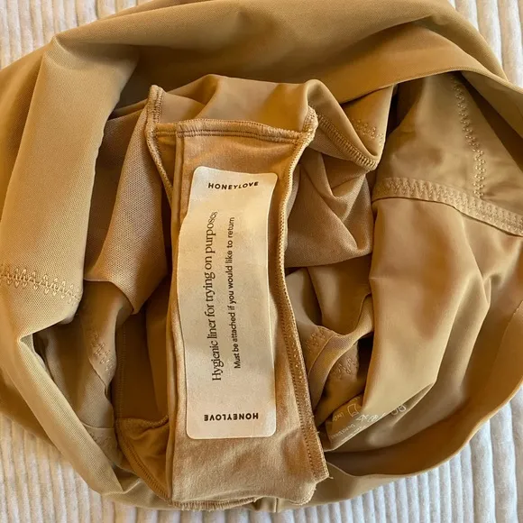 Honeylove Tan Shapewear Set Seamless Support
