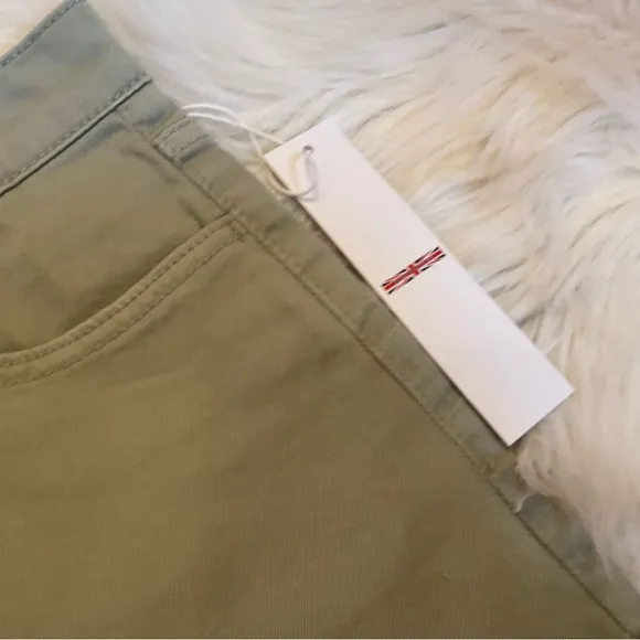 Hudson Kass Denim Shorts - NWT - Size 27 - Vault Green