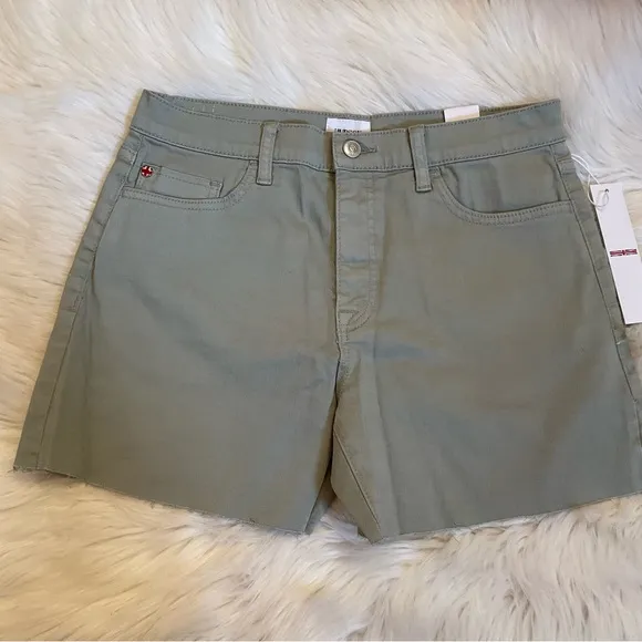 Hudson Kass Denim Shorts - NWT - Size 27 - Vault Green
