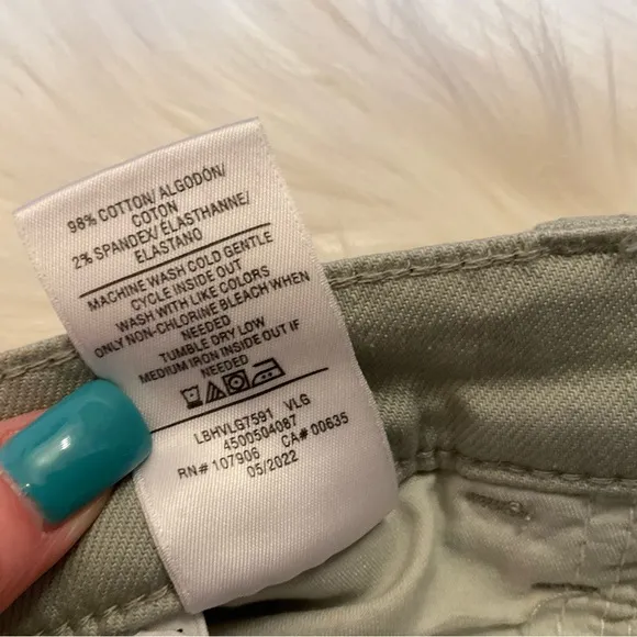 Hudson Kass Denim Shorts - NWT - Size 27 - Vault Green