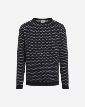 Hugo Knit - Navy/Cream
