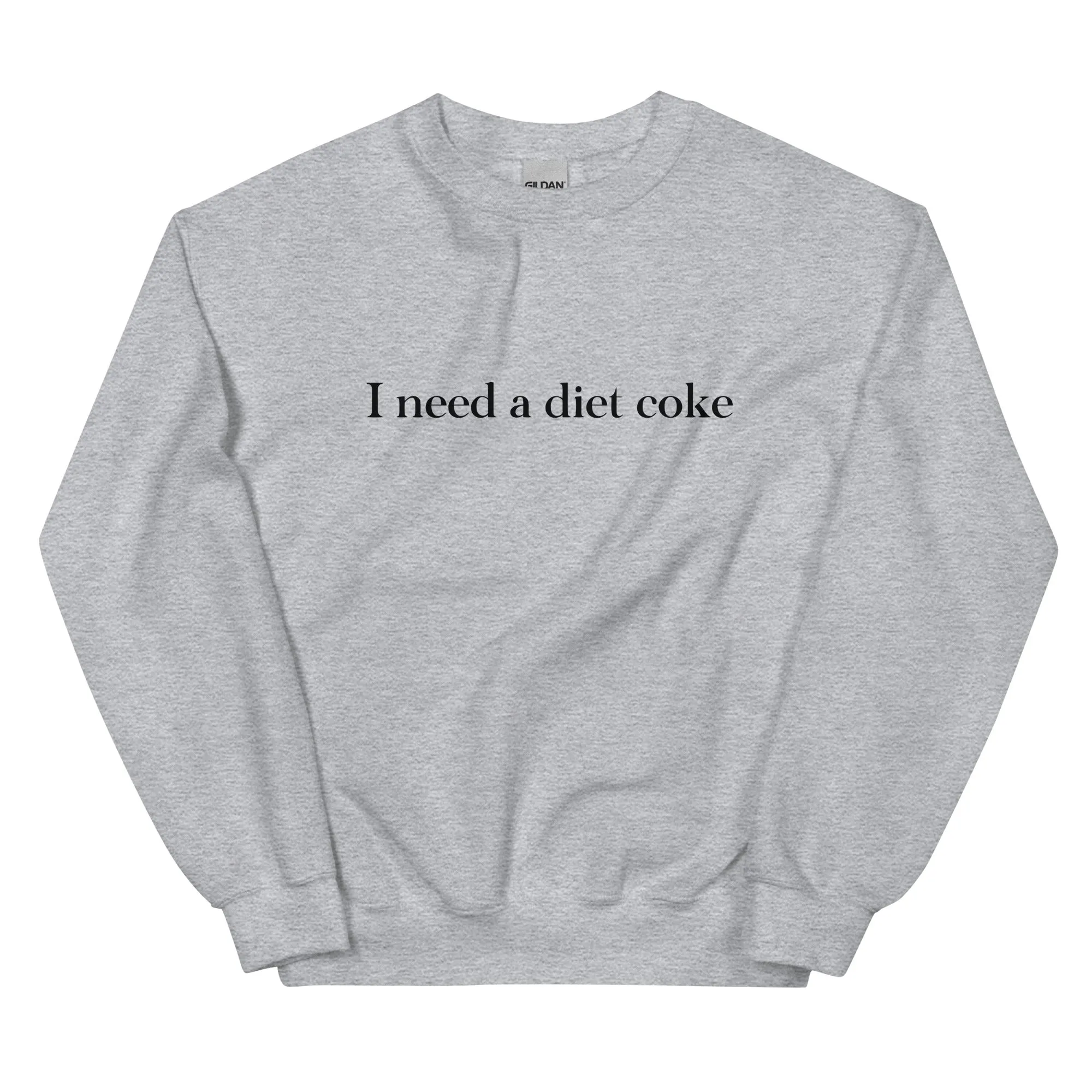 I Need A Diet Coke Sweatshirt I Need A Coke Diet Soda crewneck Sweater