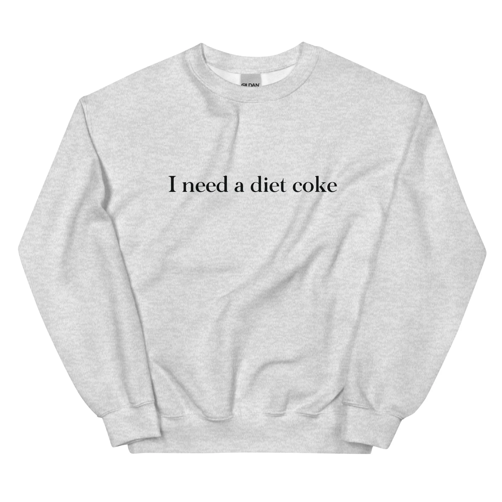I Need A Diet Coke Sweatshirt I Need A Coke Diet Soda crewneck Sweater
