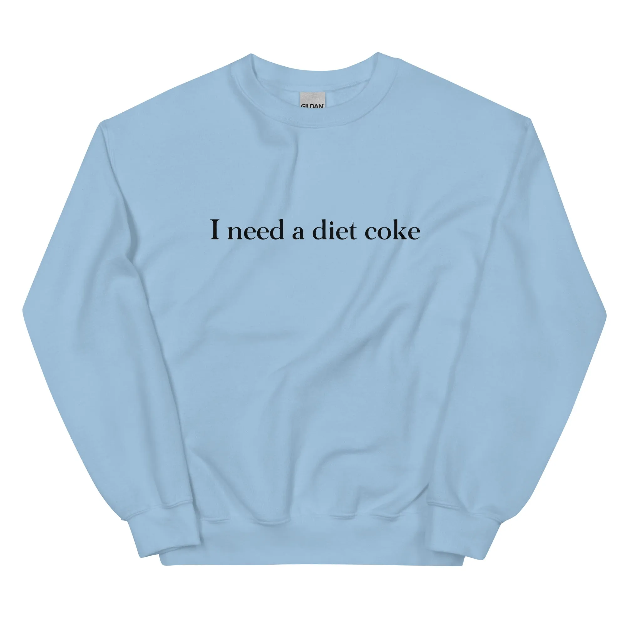I Need A Diet Coke Sweatshirt I Need A Coke Diet Soda crewneck Sweater