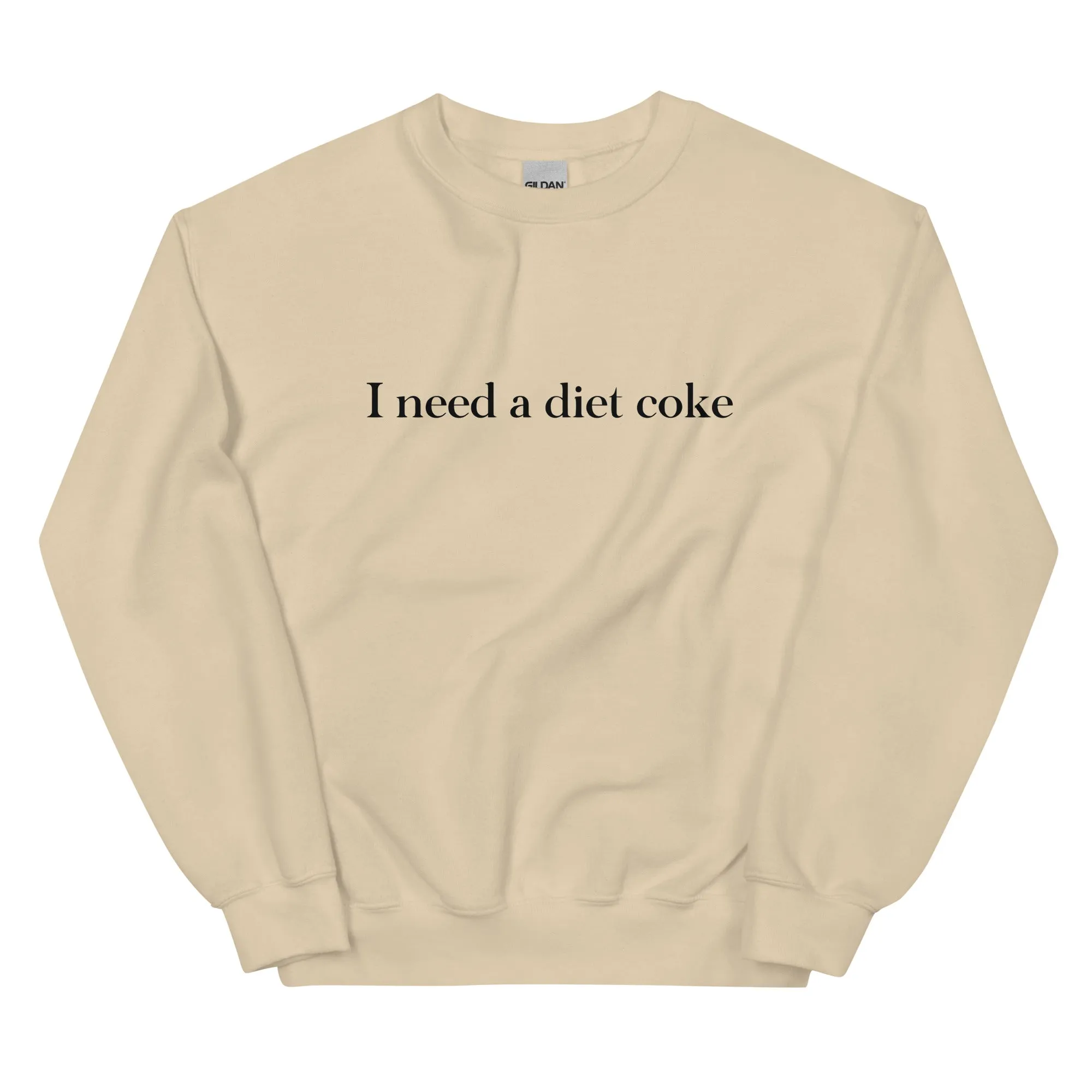 I Need A Diet Coke Sweatshirt I Need A Coke Diet Soda crewneck Sweater