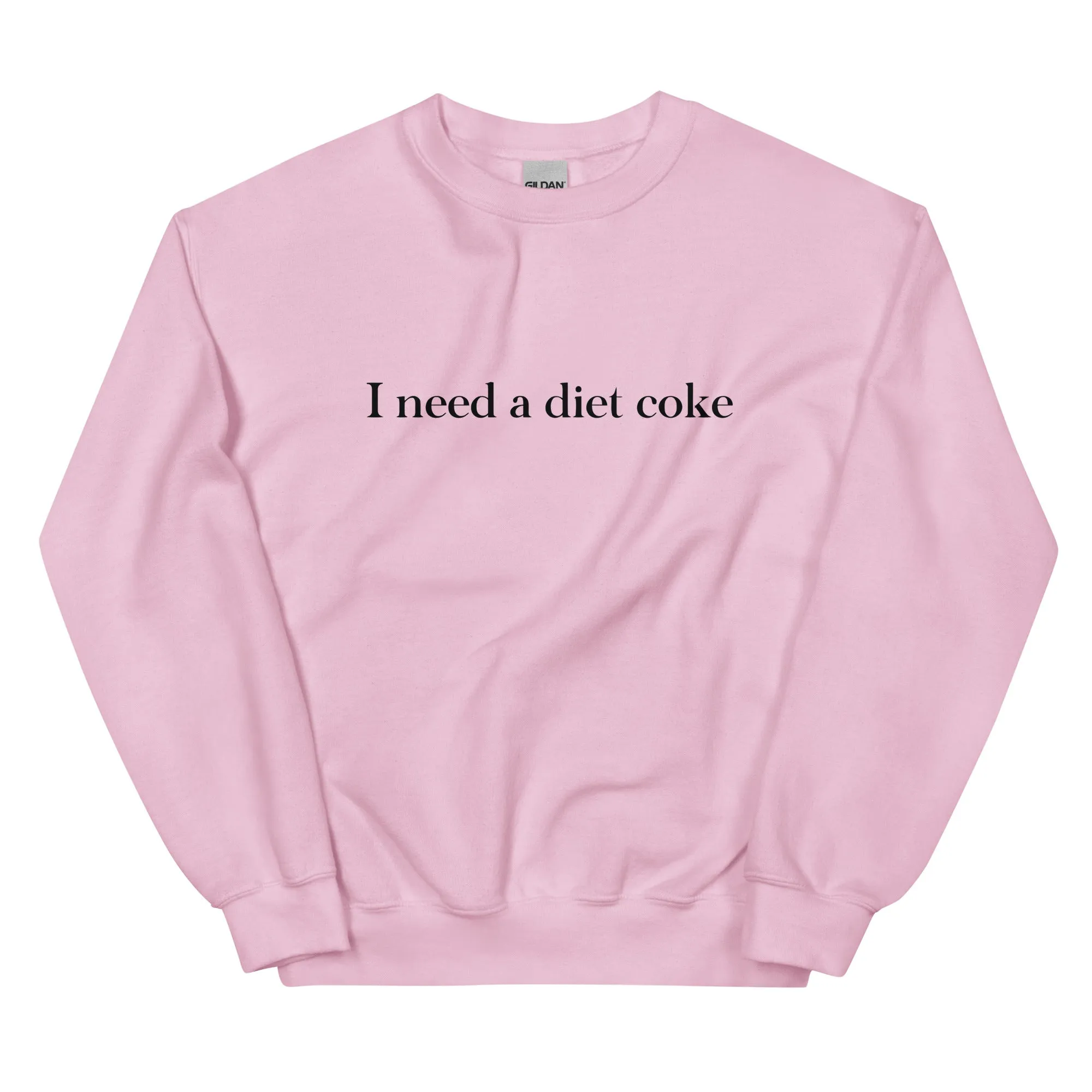 I Need A Diet Coke Sweatshirt I Need A Coke Diet Soda crewneck Sweater