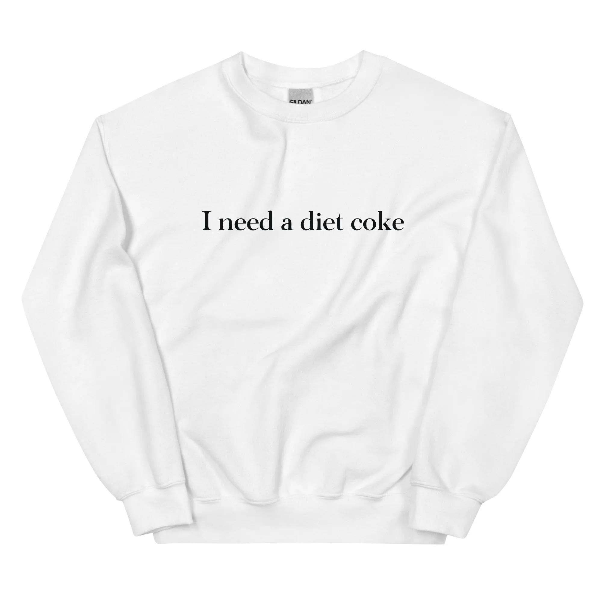 I Need A Diet Coke Sweatshirt I Need A Coke Diet Soda crewneck Sweater
