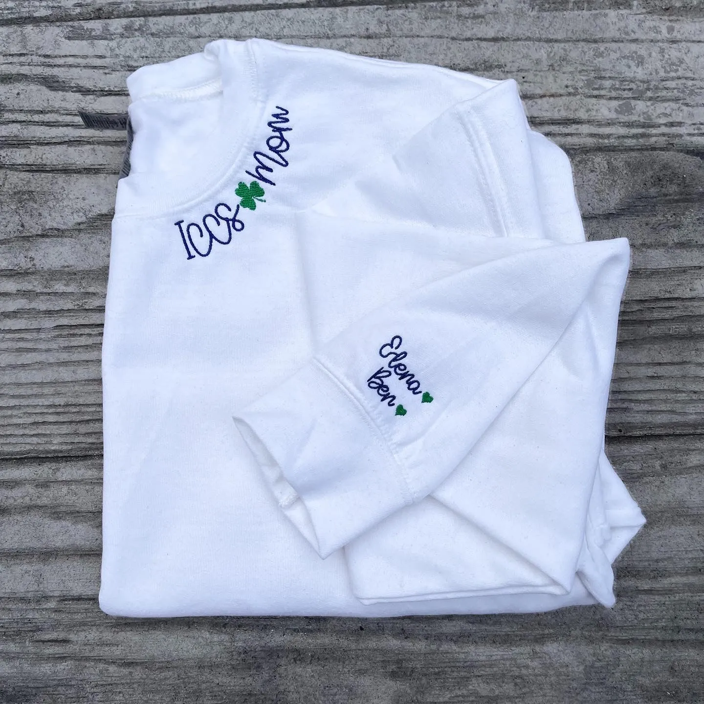 ICCS / Celtics Collar MOM Crew Neck Pullover Sweatshirt