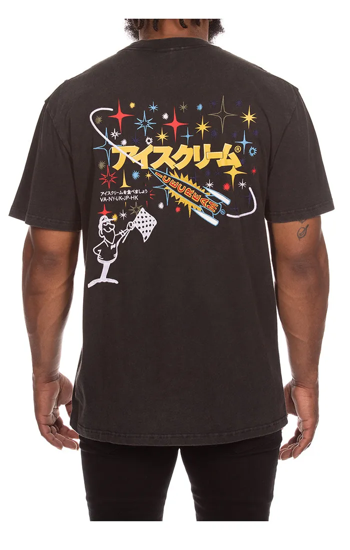 Icecream Casino Knit Tee (Black)