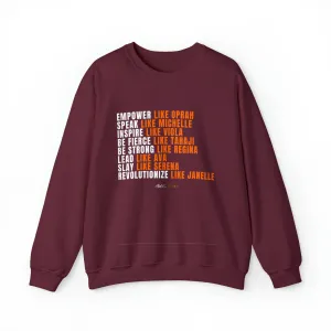 INFLUENTIAL BLACK WOMEN Unisex Sweatshirt