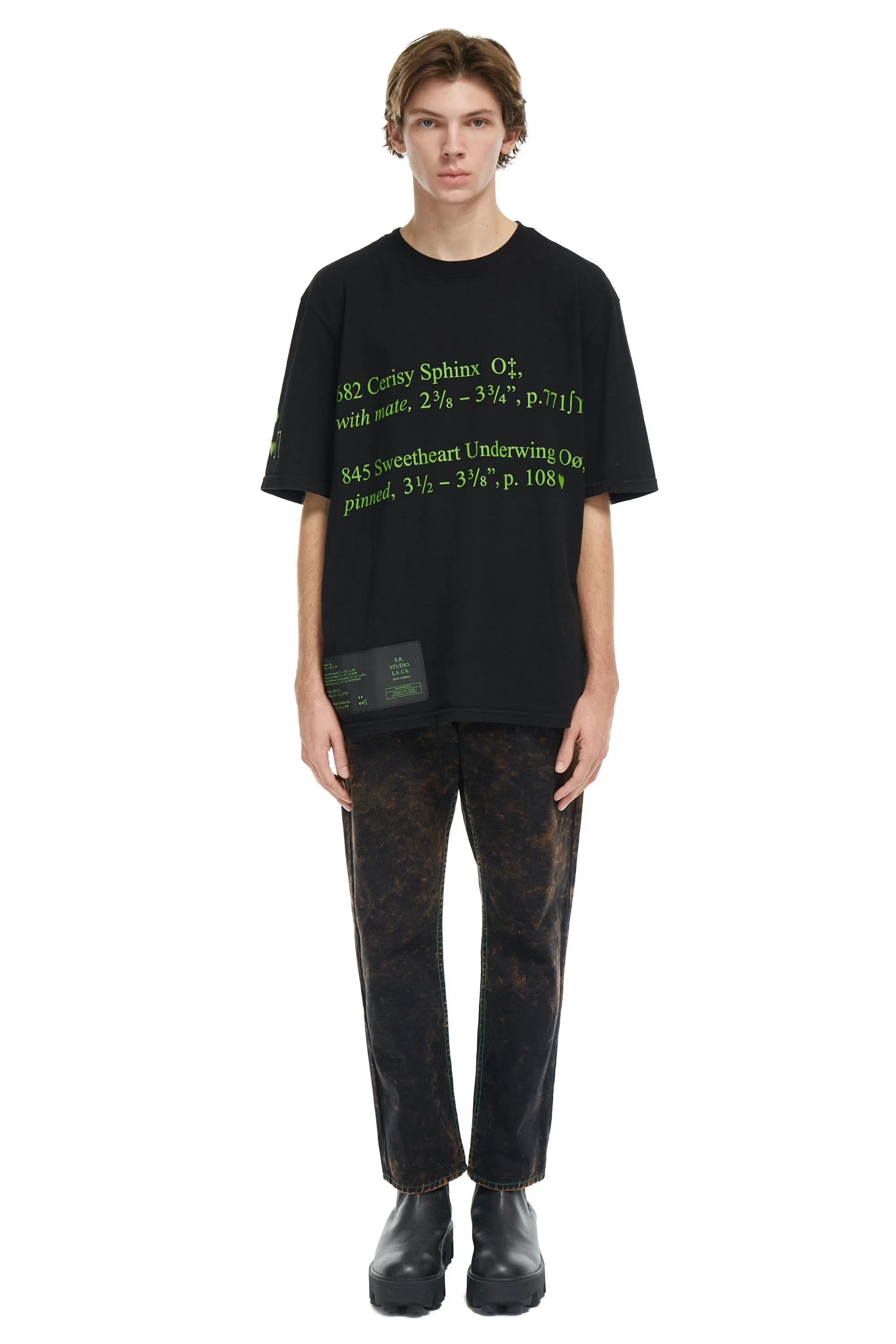 INSECT INDEX OVERSIZED SHORT SLEEVE T-SHIRT