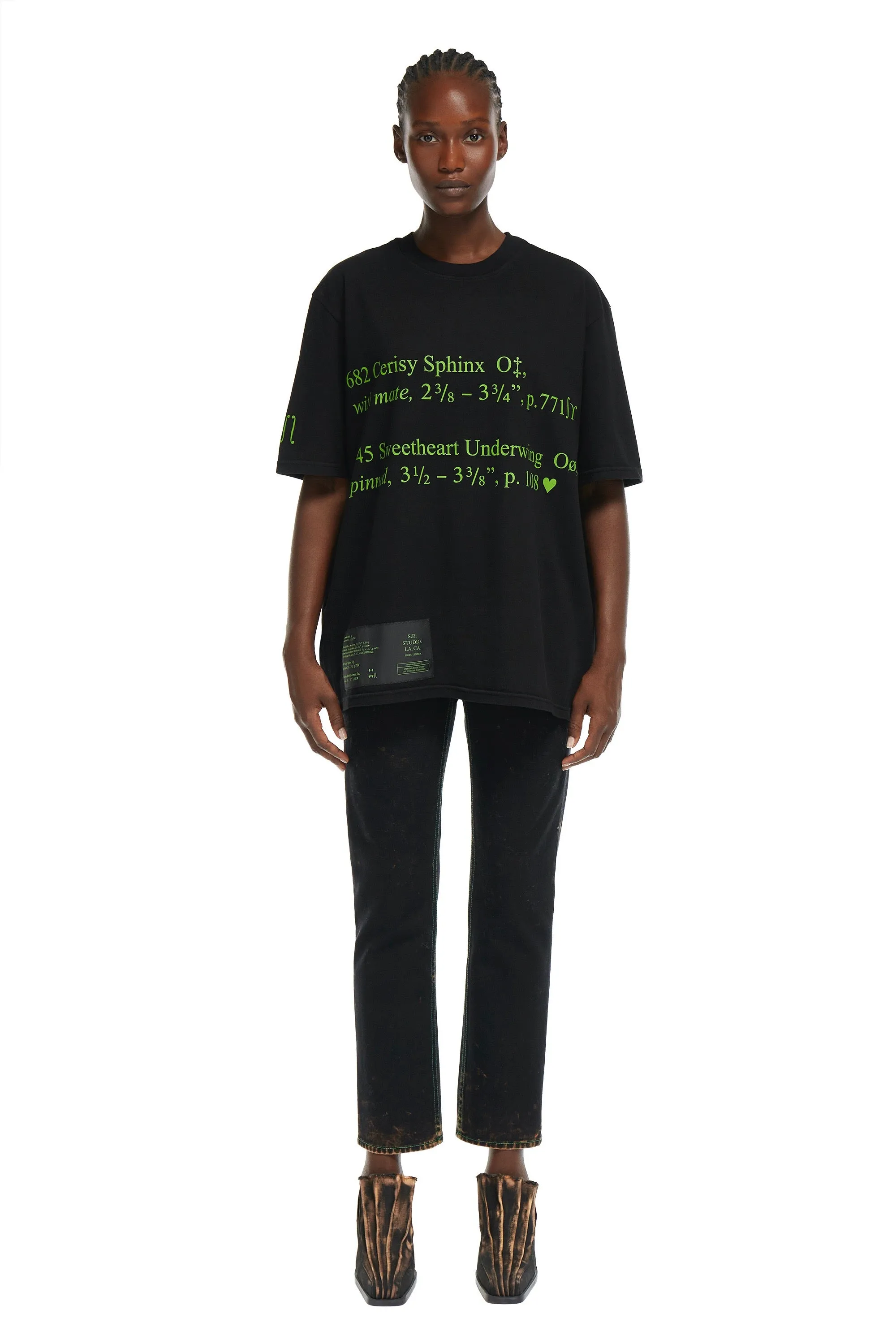 INSECT INDEX OVERSIZED SHORT SLEEVE T-SHIRT
