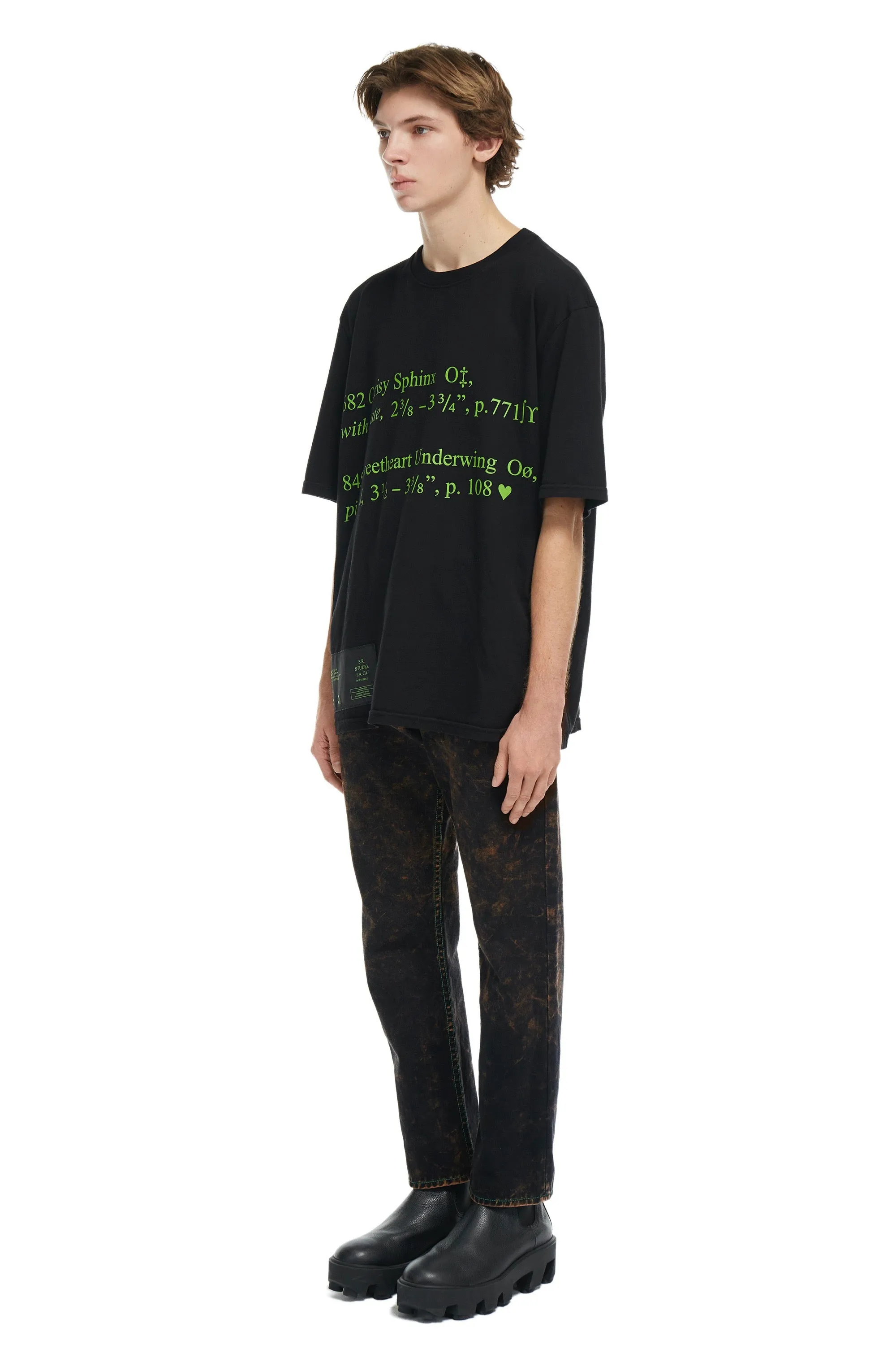 INSECT INDEX OVERSIZED SHORT SLEEVE T-SHIRT