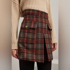 Intrend by Max Mara High-waisted Yarn Wool Shorts Size: MediumUS4/6 Fall/Winter