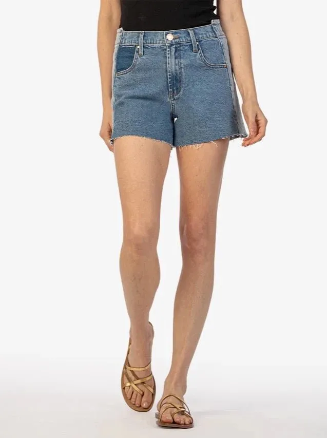 Jane Two Tone High Rise Short