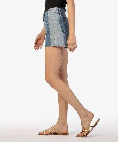 Jane Two Tone High Rise Short