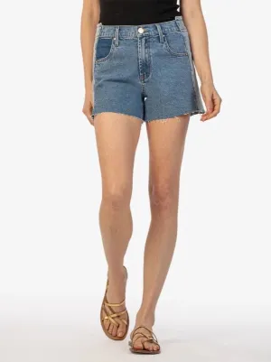 Jane Two Tone High Rise Short