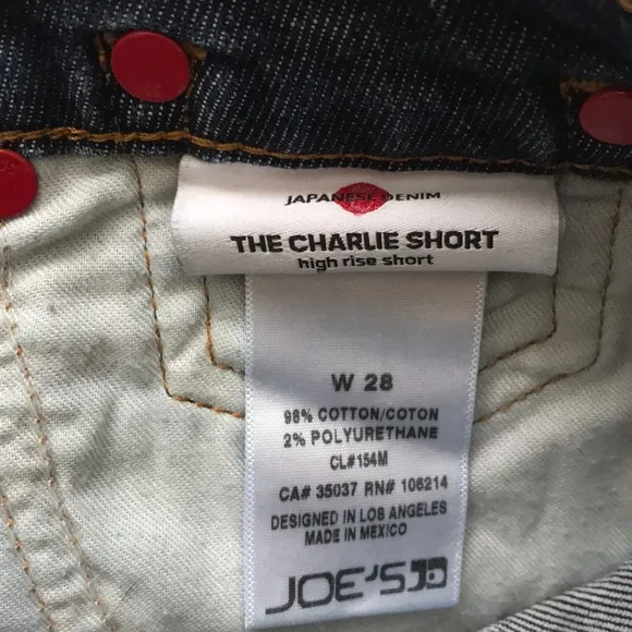 Joe’s Jean high waisted cutoff jean shorts