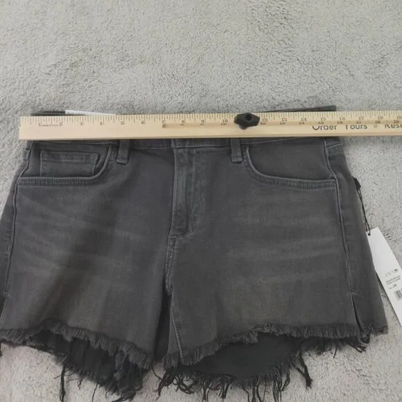 Joes Jeans Shorts Black Denim Cut Off The‎ Ozzie 4 Inch NWT