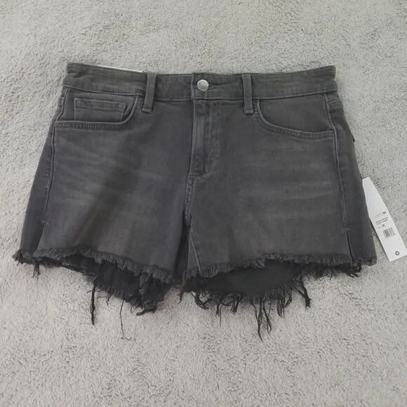 Joes Jeans Shorts Black Denim Cut Off The‎ Ozzie 4 Inch NWT